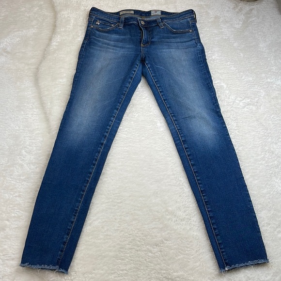 AG Adriano Goldschmied The Legging Ankle Super Skinny Ankle Jeans Size 28R - Picture 1 of 13